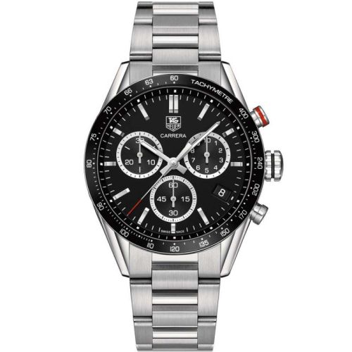 TAG Heuer Carrera Quartz 41 Stainless Steel / Black / Bracelet / Panamericana